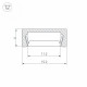 Профиль Arlight MIC-2000 ANOD 012089