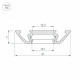 Профиль Arlight PHS-A-2000 ANOD 013215