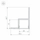 Профиль Arlight ARH-CEIL-2000 ANOD 016150