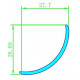 Экран Arlight ARH-KANT-H30-2000 Round Frost-PM 016582