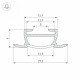 Профиль Arlight TK-F-2000 (CT) ANOD 016936