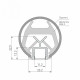 Алюминиевый профиль Arlight KLUS-POR-F-1000 ANOD 019181(1)