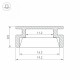 Профиль Arlight HR-2000 ANOD 019190