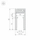 Профиль Arlight KLUS-GLASS-810-2000 ANOD 019191