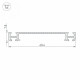 Профиль-держатель Arlight PHS-3X-BASE-H7.8-2000 ANOD 019870