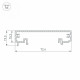 Профиль-держатель Arlight KLUS-POWER-W70-BASE-2000 ANOD 019883