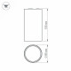 Накладной светильник Arlight Цилиндр SP-POLO-R85S Silver 020889