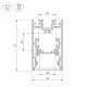 Профиль с экраном Arlight S2-LINE-4067-2500 ANOD+OPAL 021172