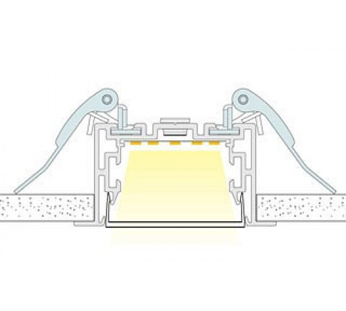 Пружинный держатель Arlight S2-LINIA-F Clip Set 021190 Пружинный держатель Arlight S2-LINIA-F Clip Set 021190