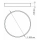 Потолочный светильник Arlight SP-TOR-PILL-PRISM-R800-94W Warm3000 (WH, 100 deg, 230V) 022132(4)