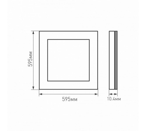 Светодиодная панель Arlight IM-S600x600-40W Warm3000 023146(2) Светодиодная панель Arlight IM-S600x600-40W Warm3000 023146(2)