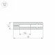 Профиль с экраном Arlight ARH-NANOLINE-5-2000 ANOD 023911