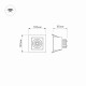 Встраиваемый светильник Arlight CL-KARDAN-S102x102-9W Warm 024126