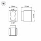Настенный светильник Arlight LGD-Wall-Vario-J2WH-12W Warm White 024391