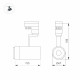 Трековый светильник Arlight LGD-Zeus-4TR-R67-10W Warm3000 024621(1)