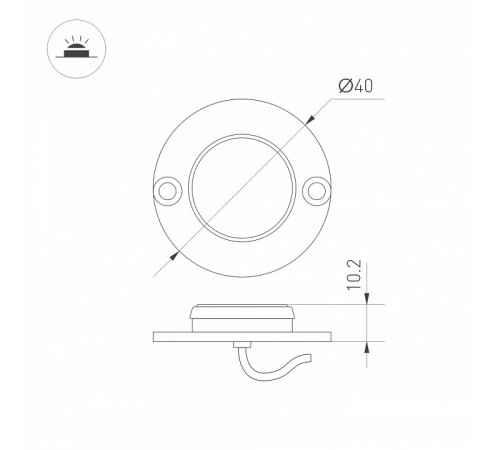 Архитектурный светильник Arlight ART-DECK-LAMP-R40-1W Warm3000 024925(1) Архитектурный светильник Arlight ART-DECK-LAMP-R40-1W Warm3000 024925(1)
