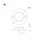Архитектурный светильник Arlight ART-DECK-LAMP-R40-1W Warm3000 024925(1)