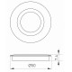 Накладка Arlight ART-Deck-Cap-Flat-R50 024927