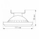 Светодиодная лампа Arlight AR111-UNIT-G53-15W- Warm3000 (WH, 24 deg, 12V) 025640