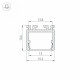 Профиль Arlight PDS-D-2000 ANOD 026517