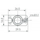 Светодиодный модуль герметичный Arlight ARL-ORION-R05-12V Cool (2835, 1 LED) 026532