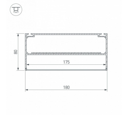 Профиль Arlight ARH-POWER 027921 Профиль Arlight ARH-POWER 027921