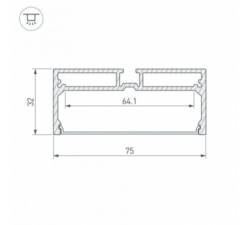 Профиль Arlight SL-LINE 028033