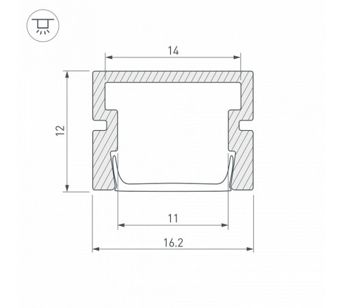 Профиль Arlight PDS-SM 028363 Профиль Arlight PDS-SM 028363
