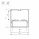 Алюминиевый профиль Arlight SL-Line-7477-2000 Black 029939