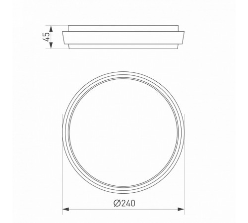 Уличный светодиодный светильник Arlight LGD-Giro-R240-25W Warm3000 029949