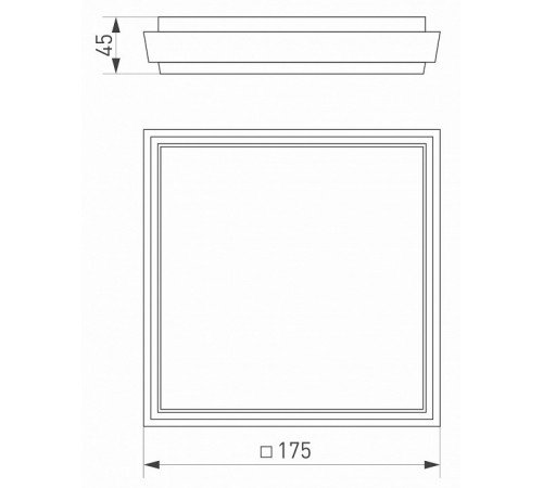 Уличный светодиодный светильник Arlight LGD-Area-S175x175-10W Warm3000 029951