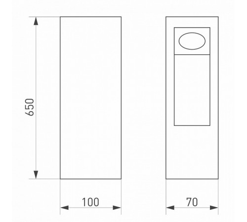 Уличный светодиодный светильник Arlight LGD-Mark-Boll-H650-7W Warm3000 029965