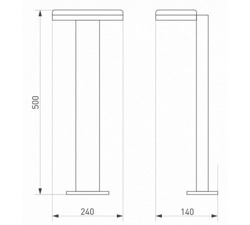 Уличный светильник Arlight LGD-Tent-Boll-H500-9W Warm3000 029969 Уличный светильник Arlight LGD-Tent-Boll-H500-9W Warm3000 029969