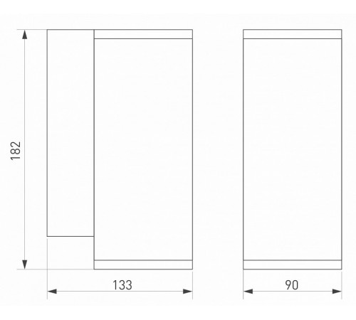 Уличный настенный светодиодный светильник Arlight LGD-Forma-Wall-R90-12W Warm3000 029976 Уличный настенный светодиодный светильник Arlight LGD-Forma-Wall-R90-12W Warm3000 029976