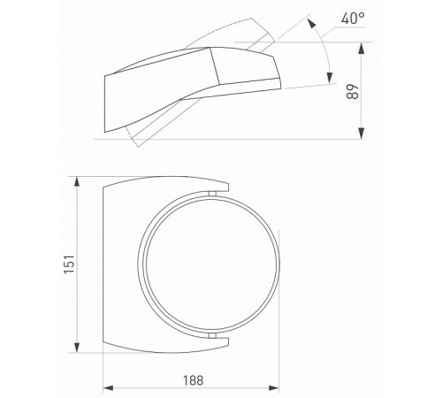 Уличный настенный светодиодный светильник Arlight LGD-Eye-Wall-6W Warm3000 029979 Уличный настенный светодиодный светильник Arlight LGD-Eye-Wall-6W Warm3000 029979