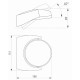 Уличный настенный светодиодный светильник Arlight LGD-Eye-Wall-6W Warm3000 029979