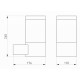 Уличный настенный светодиодный светильник Arlight LGD-Stem-Wall-10W Warm3000 029985