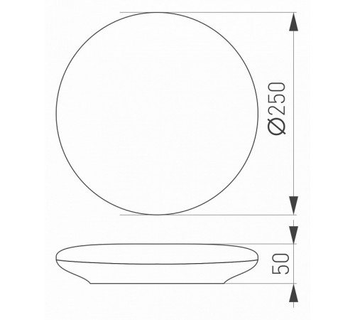 Потолочный светодиодный светильник Arlight CL-Frisbee-Motion-R250-12W Day4000 030094