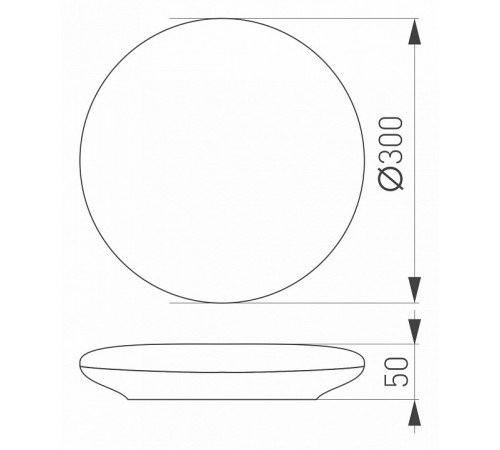 Потолочный светодиодный светильник Arlight CL-Frisbee-Dim-R300-18W Day4000-Mix 030111 Потолочный светодиодный светильник Arlight CL-Frisbee-Dim-R300-18W Day4000-Mix 030111