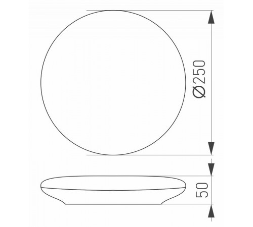 Потолочный светодиодный светильник Arlight CL-Frisbee-Motion-R250-12W Warm3000 030161