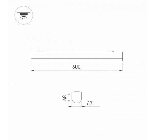 Потолочный светильник Arlight ALT-Largo-600-15W Day4000 030989