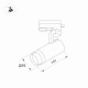 Трековый светильник Arlight LGD-Gelios-2TR-R95-40W Day4000 031246