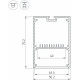 Профиль Arlight ARH-LINE-5070-2000 ANOD 031669