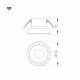 Корпус встраиваемого светильника Arlight Plurio-Base-Built-Trimless-R160 031706