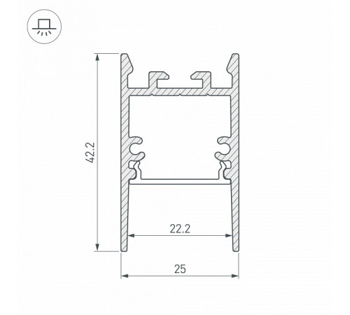 Профиль Arlight SL-COMFORT 031727 Профиль Arlight SL-COMFORT 031727