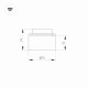 Точечный светильник Arlight Plurio-Lamp-R77-9W Warm3000 031837