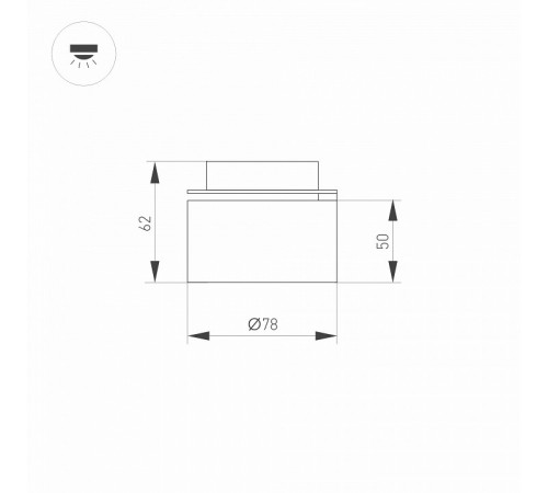 Точечный светильник Arlight Plurio-Lamp-R77-9W Day4000 031838 Точечный светильник Arlight Plurio-Lamp-R77-9W Day4000 031838