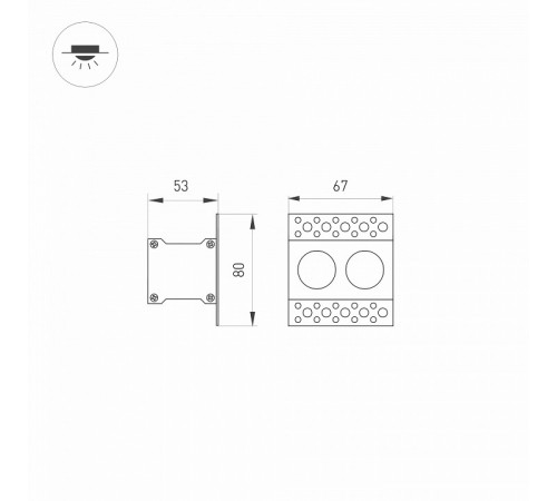 Встраиваемый светодиодный светильник Arlight MS-Orient-Built-Trimless-TC-S38x67-5W Day3000 031923 Встраиваемый светодиодный светильник Arlight MS-Orient-Built-Trimless-TC-S38x67-5W Day3000 031923