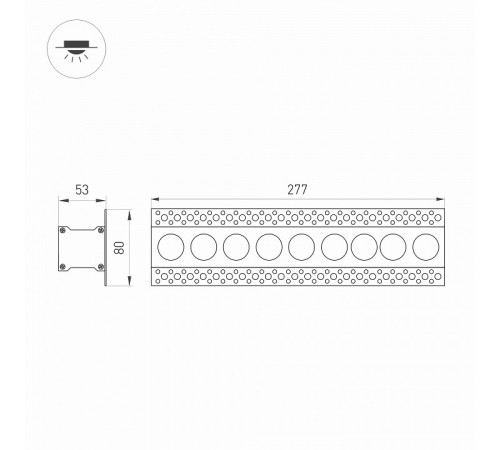 Встраиваемый светодиодный светильник Arlight MS-Orient-Built-Trimless-TC-S38x277-20W Day3000 031926 Встраиваемый светодиодный светильник Arlight MS-Orient-Built-Trimless-TC-S38x277-20W Day3000 031926