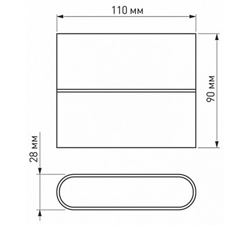 Уличный настенный светодиодный светильник Arlight SP-Wall-Flat-S110x90-2x3W Warm3000 032410 Уличный настенный светодиодный светильник Arlight SP-Wall-Flat-S110x90-2x3W Warm3000 032410